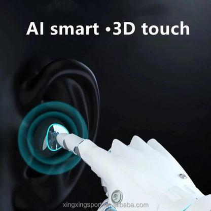 Arrow Dancer M10 Wireless Earbuds Bluetooth 5.1 TWS Earphones Full Touch Control Headphones Built-in Microphone Immersive Sound Quality Ensure Fast Stable & Auto Connection Smart LED Headset